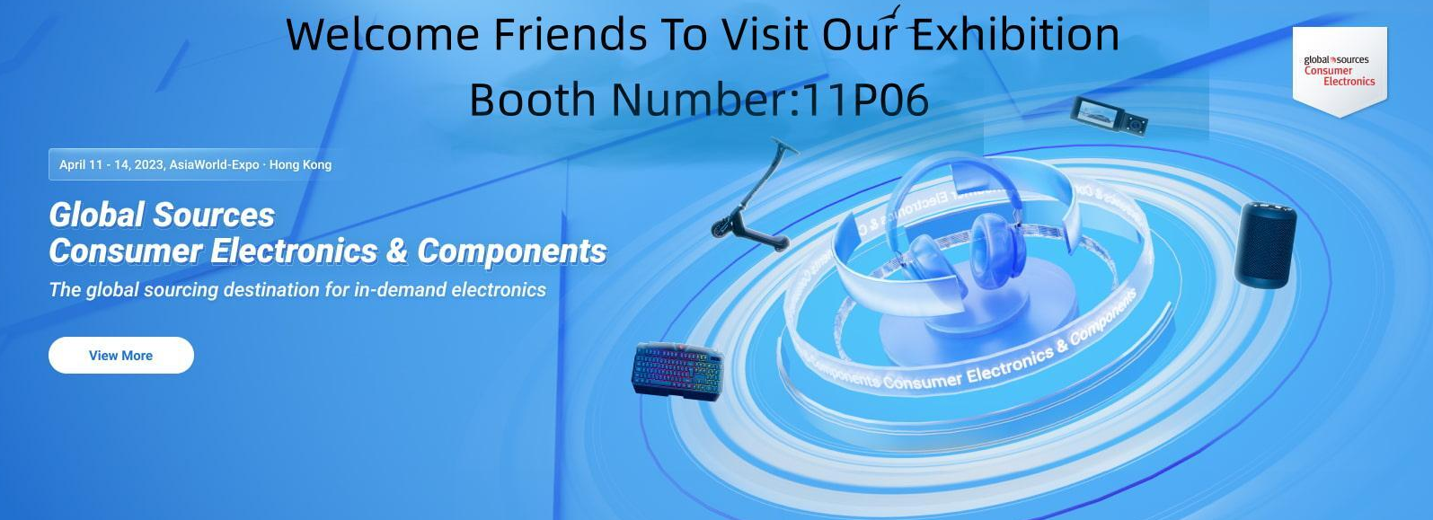 New and existing customers are welcome to visit our booth at the Spring 2023 China Sourceing Fair in Hong Kong